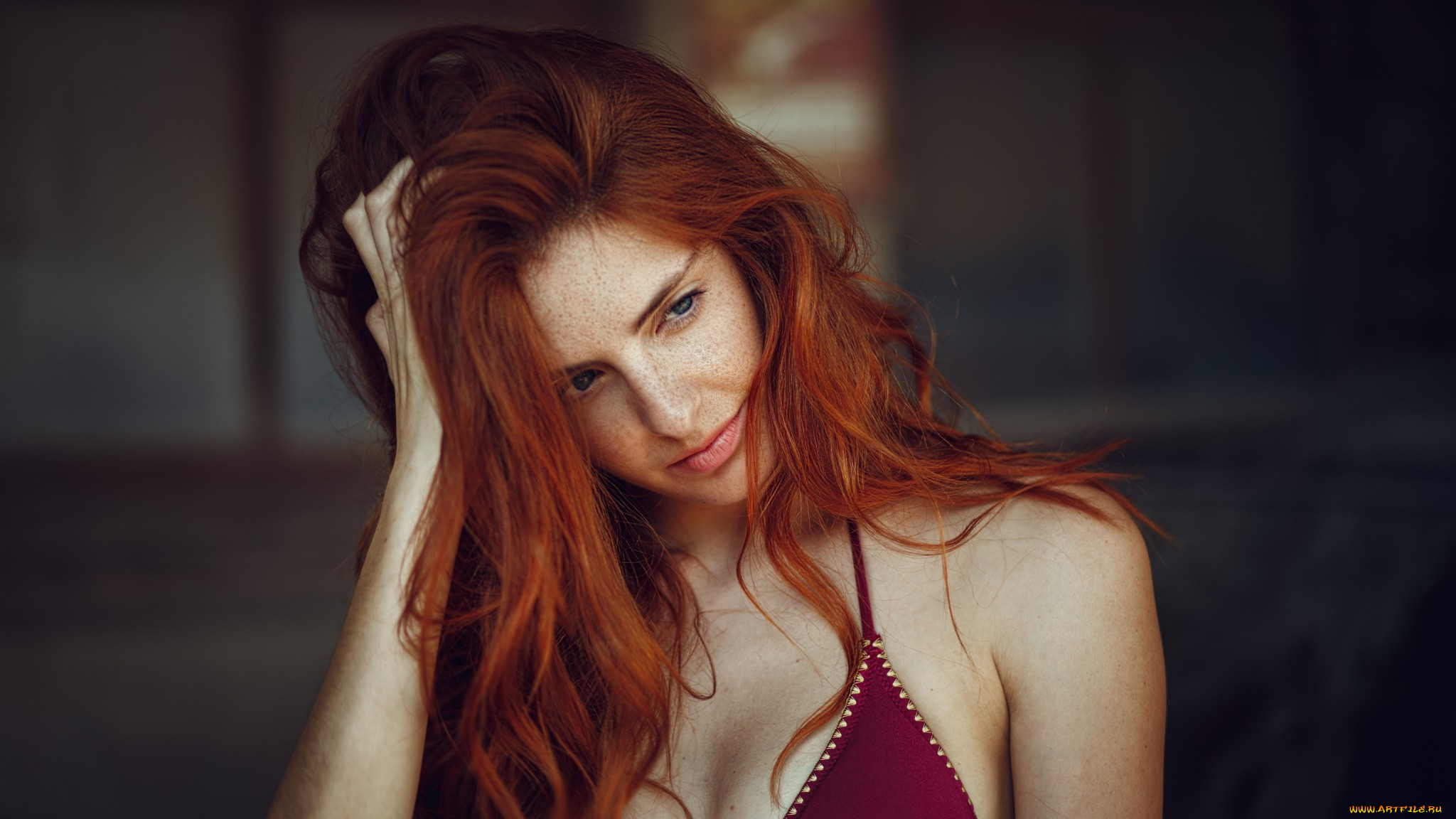 Зрелая сука с рыжими волосами 