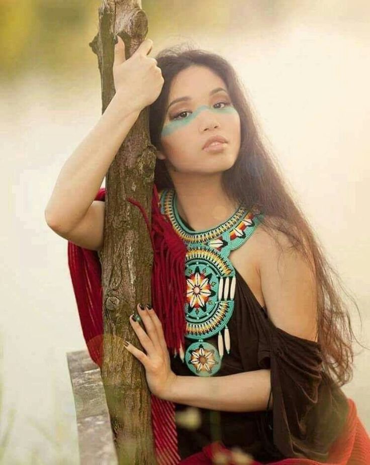 Красивая Индейская Девушка