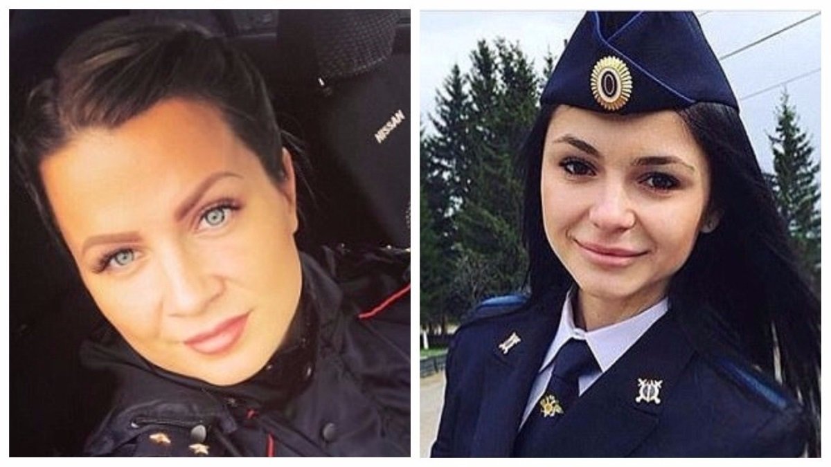 Русский полицейский пялит в пилотку любовницу в черном платье