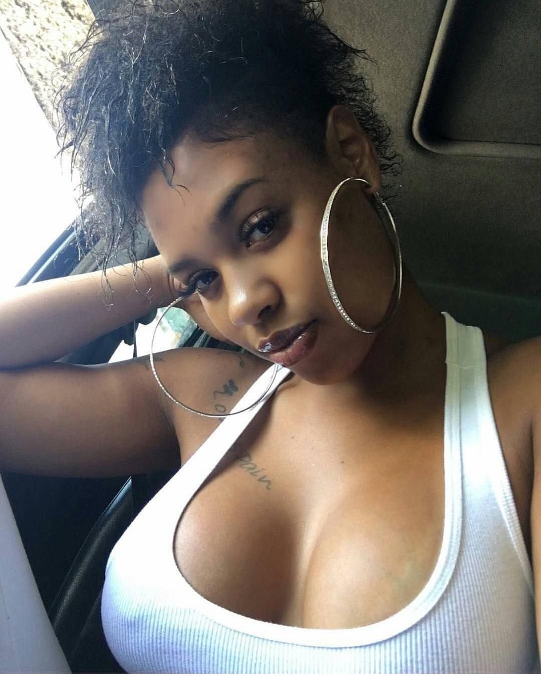 Breasted ebony will blow your fan photo