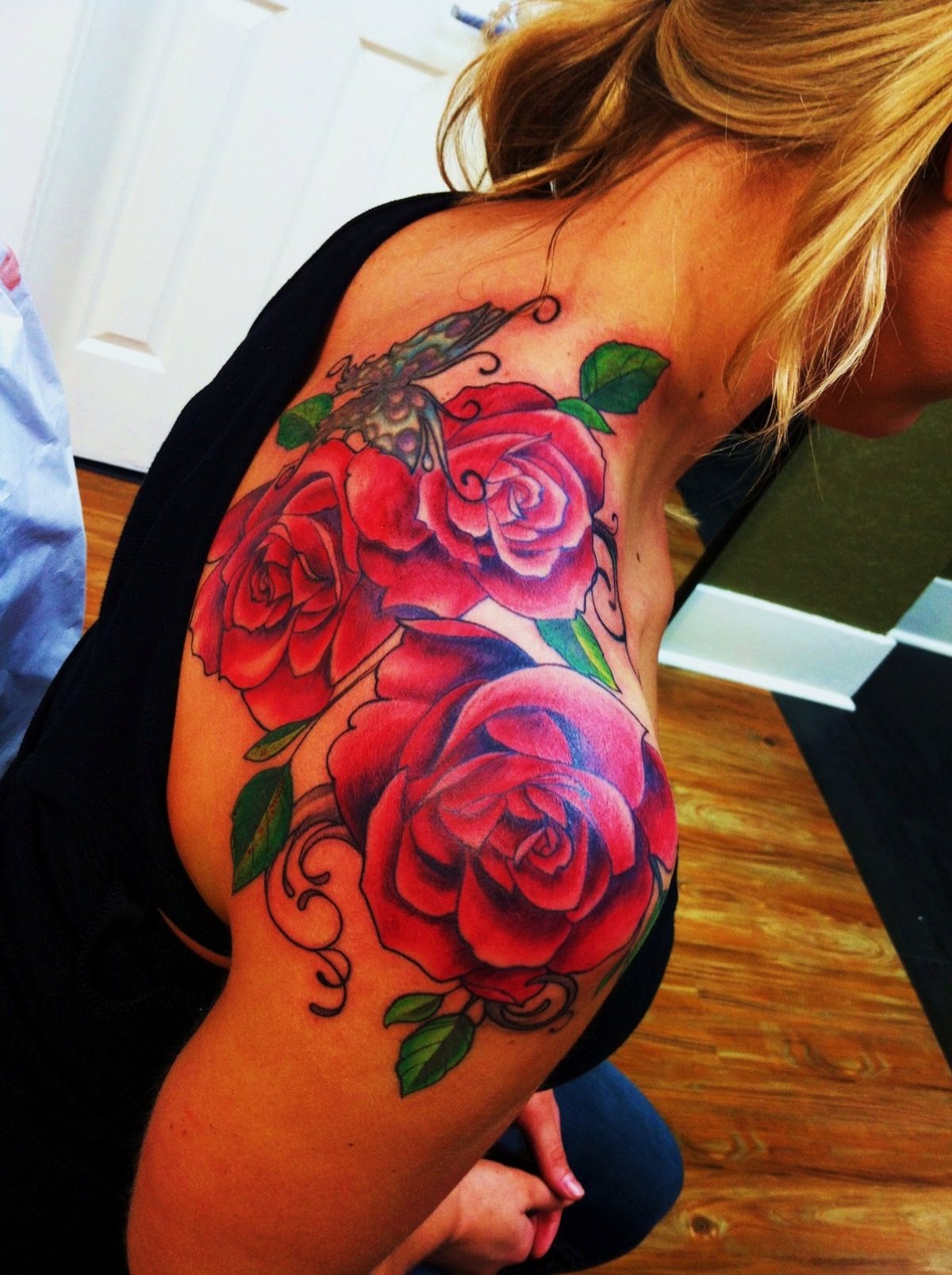 Татуировки Для Девушек На Плече Фото Цветы