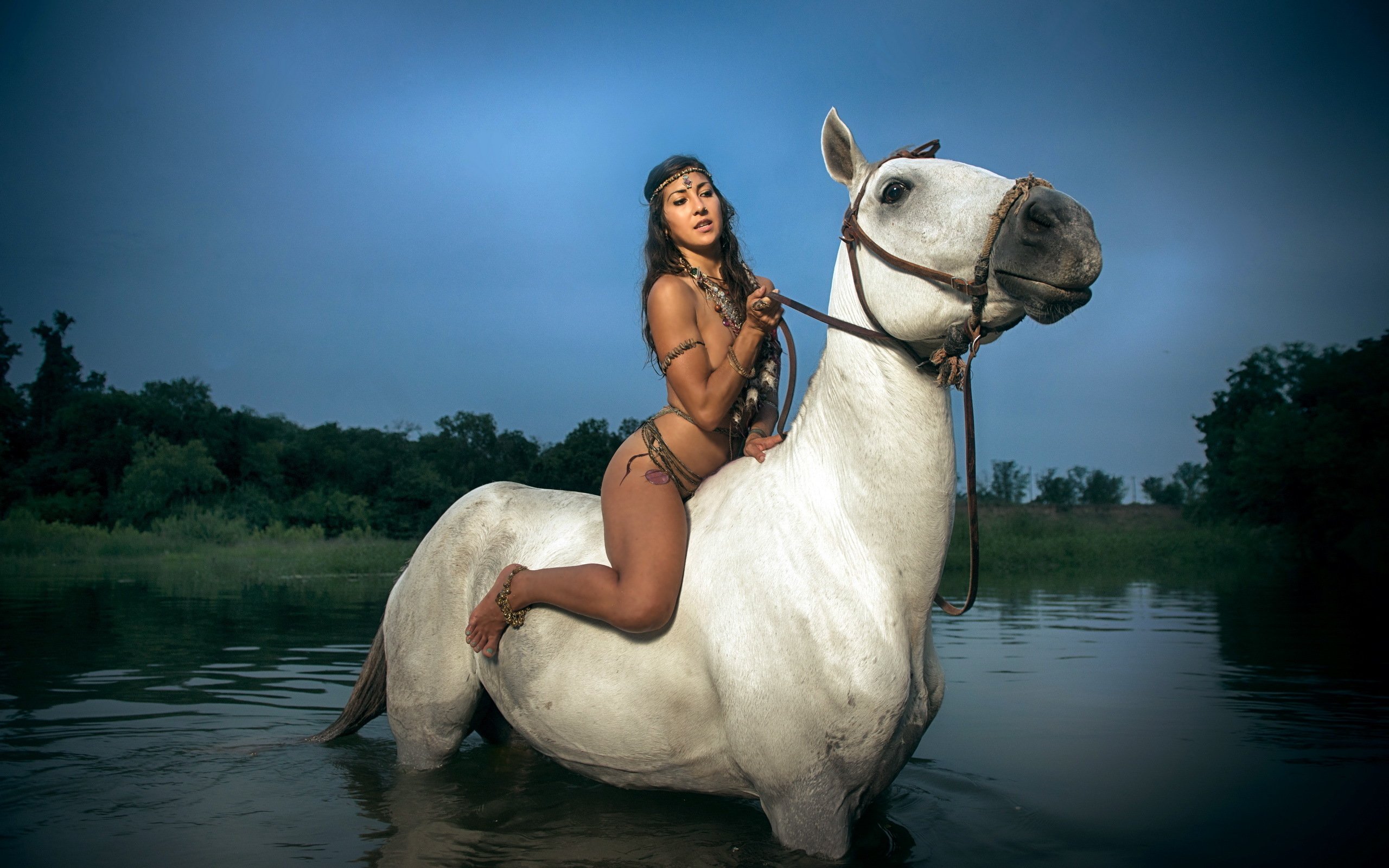 Argentinian girl riding