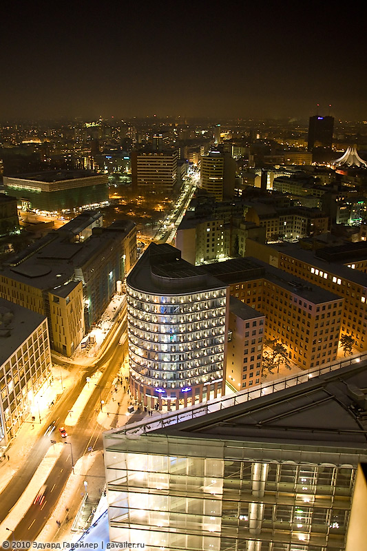 Ночной Берлин с высоты (10 фото)