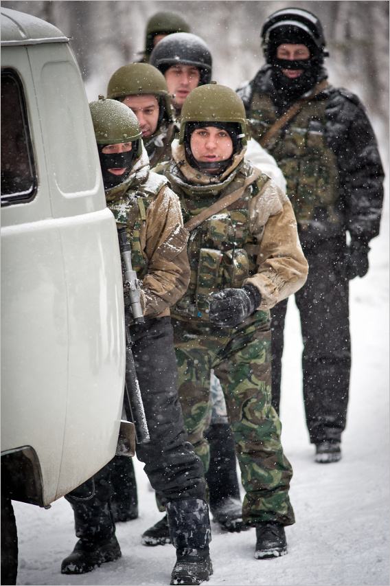 Подготовка милицейских спецназовцев (55 фото)