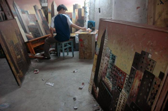 Город художников в Китае (14 фото)