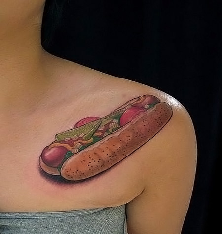 Татуировки хот-догов