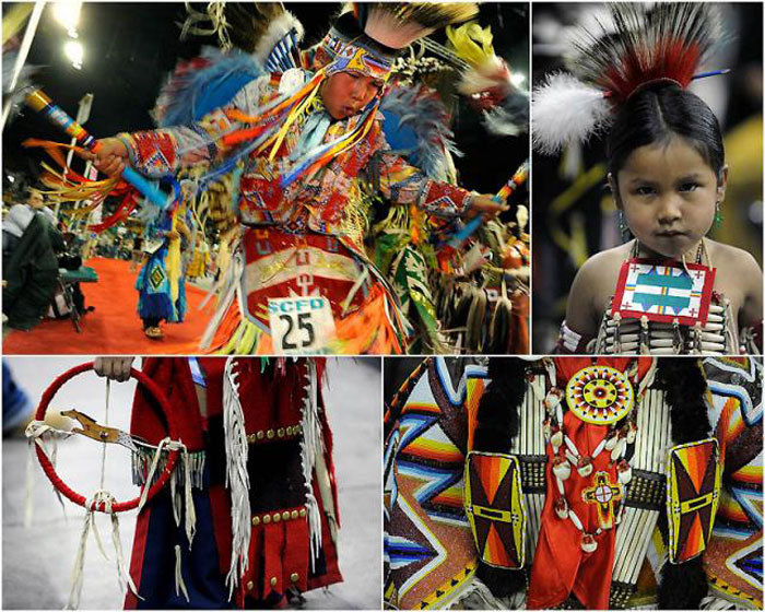 Традиционное собрание индейцев – Пау-Вау в Денвере