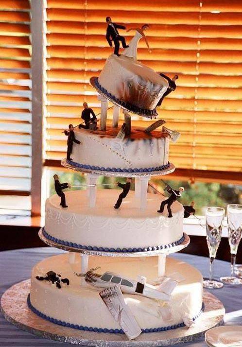 Безумные свадебные торты (9 фото)