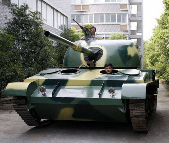 Копия танка Т-62 своими руками (6 фото)