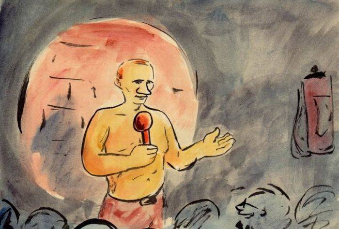 Политические карикатуры про Путина