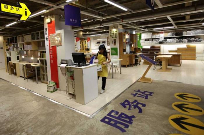 Поддельный магазин IKEA в Китае