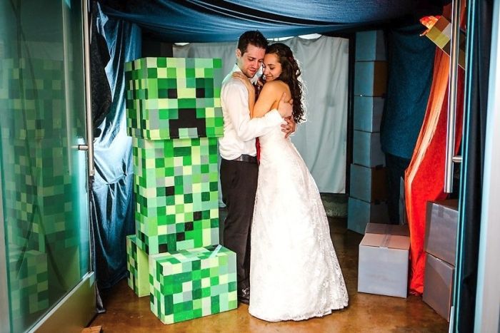 Свадебный Minecraft (63 фото)