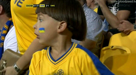 Украина - Швеция 2 : 1 Ура!