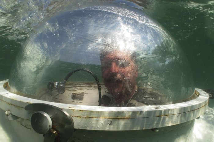 Одессит своими руками построил подводную субмарину