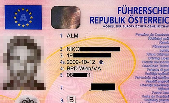 Уникальные водительские права (3 фото)