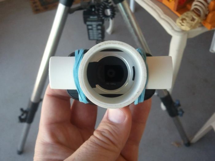 Если соединить вебкамеру и телескоп (7 фото)