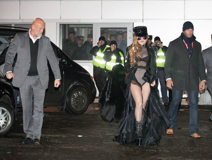 Эпатажная Леди Гага в Москве