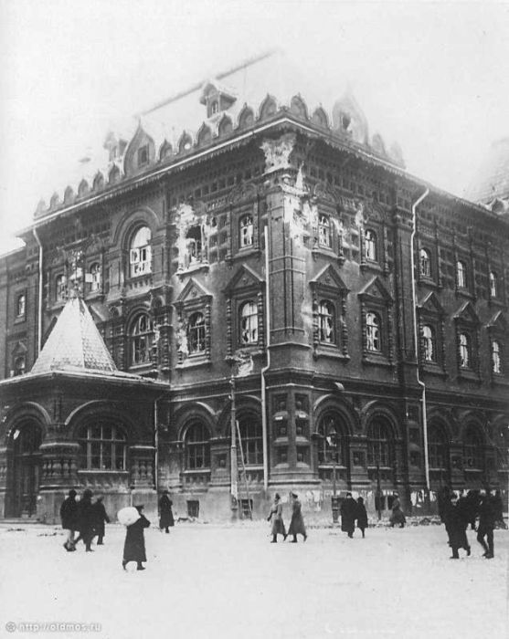 Москва 1917 года, разрушенная большевиками
