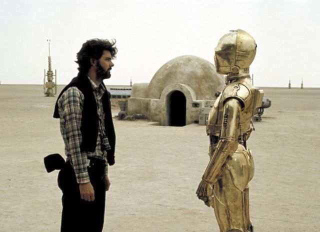 Фотографии со съемок фильма Star Wars 1977 года