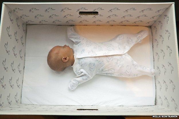 Загадка, почему финские младенцы в коробках?