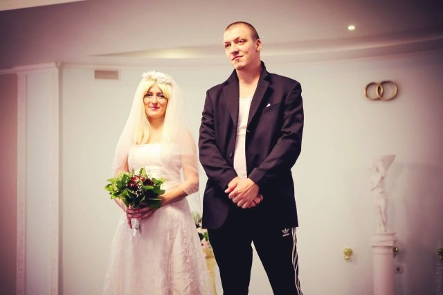 Необычная свадьба в России