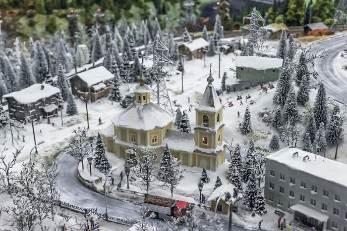 Интерактивный макет России в миниатюре
