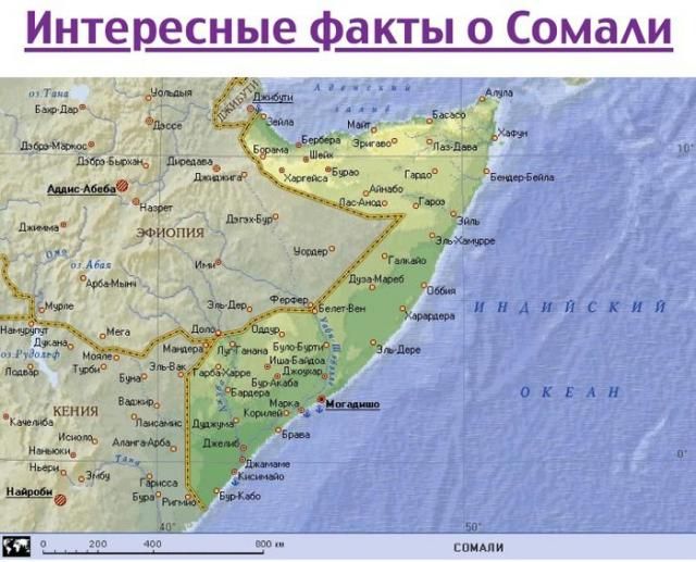 Интересные и познавательные факты о Сомали