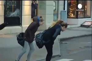 Большой шторм в Норвегии