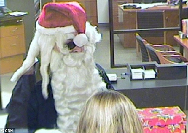 Санта-Клаус ограбил банк