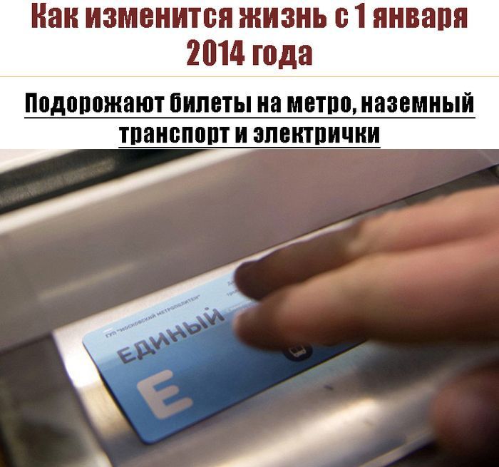 Законопроекты, которые будут введены в Москве с 1 января 2014 года