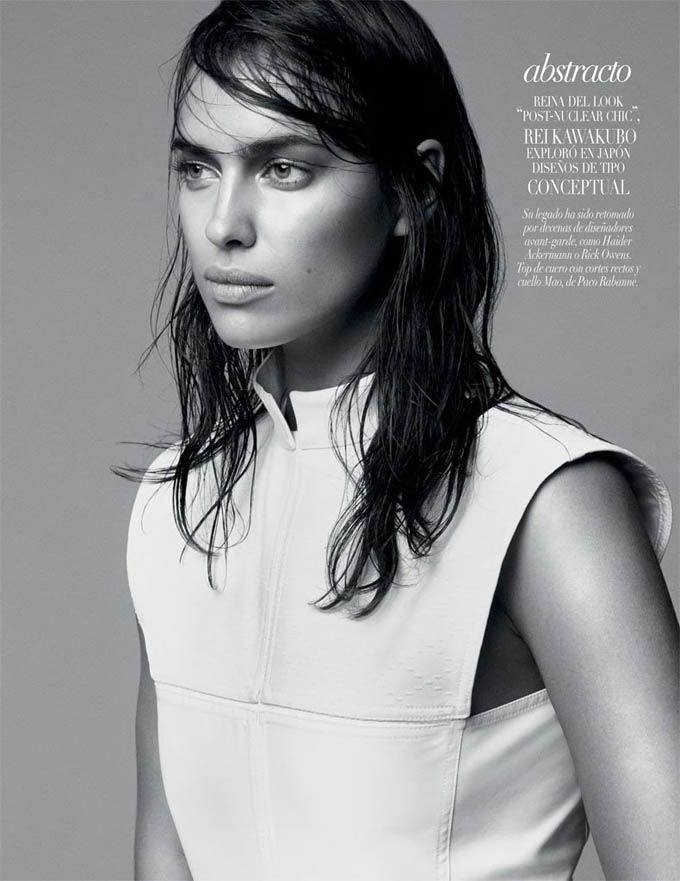 Красивая Ирина Шейк для журнала Vogue Mexico