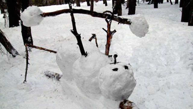 Коллекция снеговиков и снежных баб