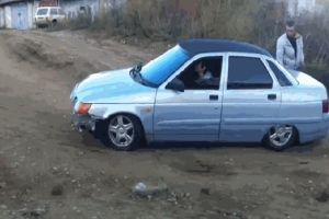 Вазик застрял