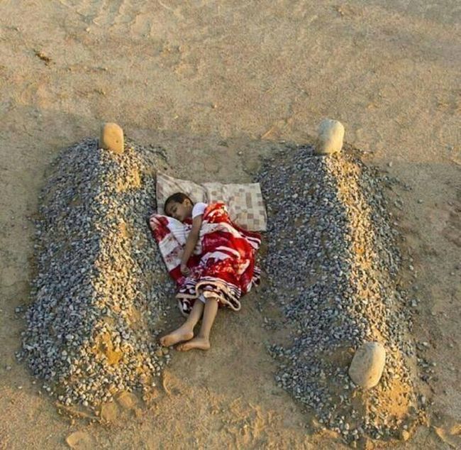 Душераздирающее фото сирийского мальчика