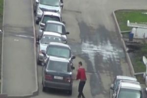 Драка между водителями