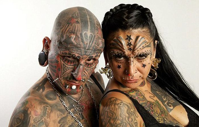 Самая татуированная пара
