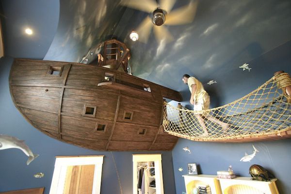 Классная пиратская комната для ребенка