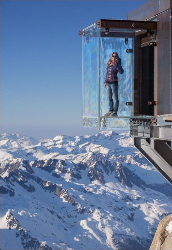 Обзорная площадка в Альпах