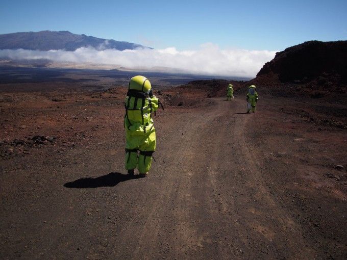 Марсианские исследователи жили на вулкане