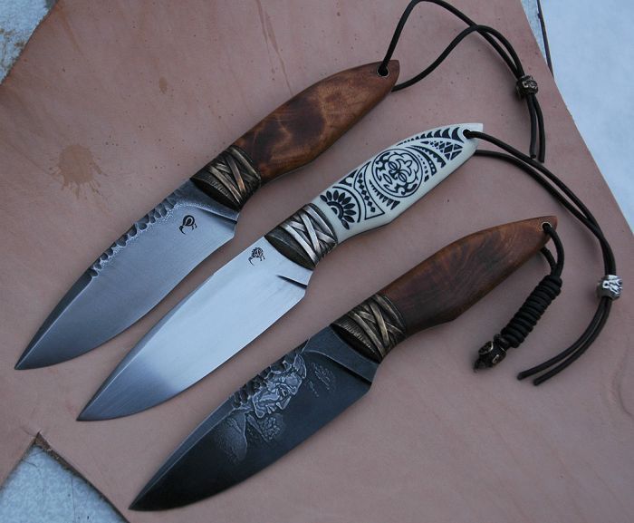 Создание уникальных ножей маори
