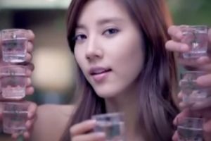 Как рекламируют водку в Корее