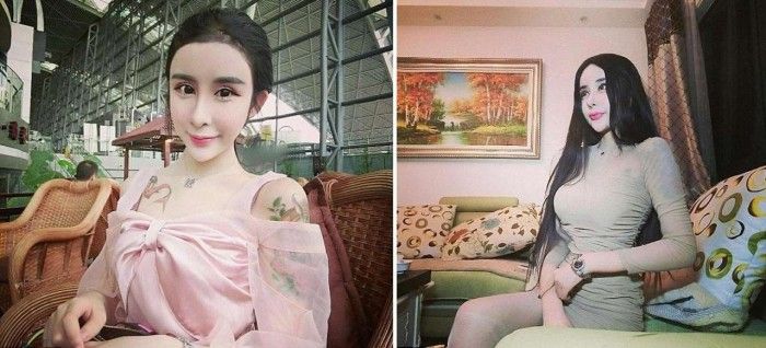 15-летняя китаянка сделала пластическую операцию