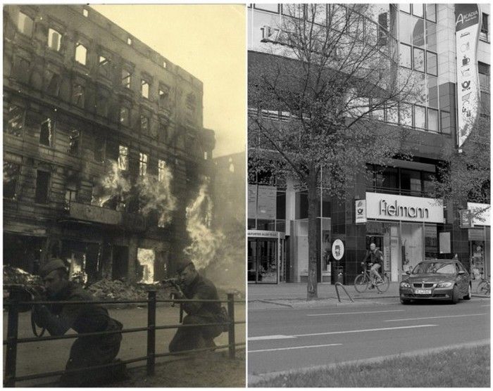 Улицы Берлина 1945-го и 2015-го года