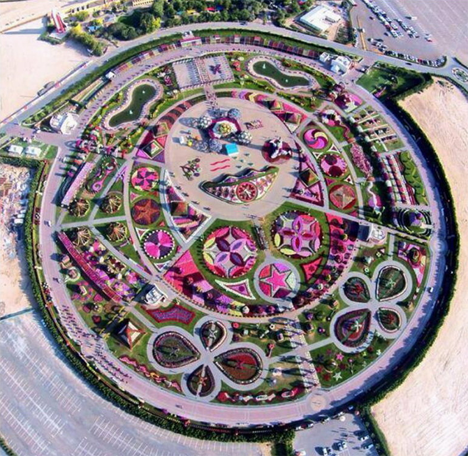 Уникальный сад в Дубае