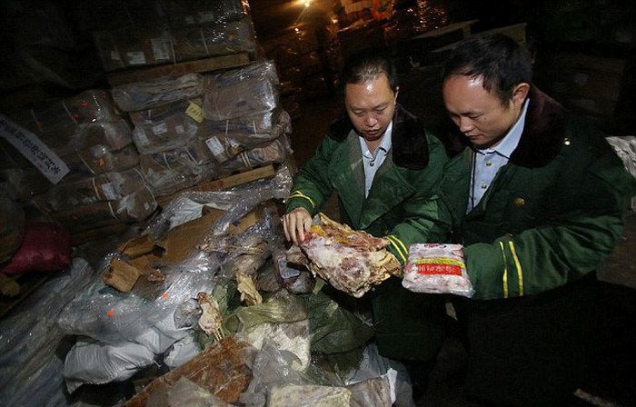 В Китае изъяли мясо 40-летней давности