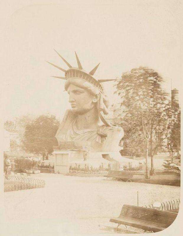 Исторические снимки со строительства статуи Свободы