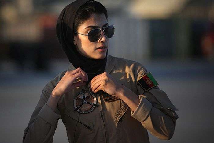 Первая женщина-пилот ВВС Афганистана