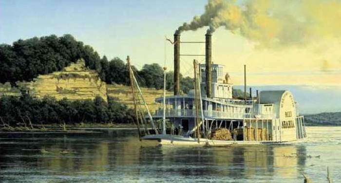 Вещи с затонувшего 160 лет назад американского парохода
