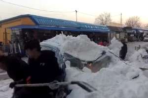Неудачно припарковал машину во Владивостоке