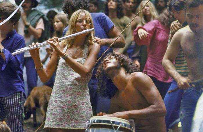 Фотографии с рок-фестиваля Вудсток 1969 года